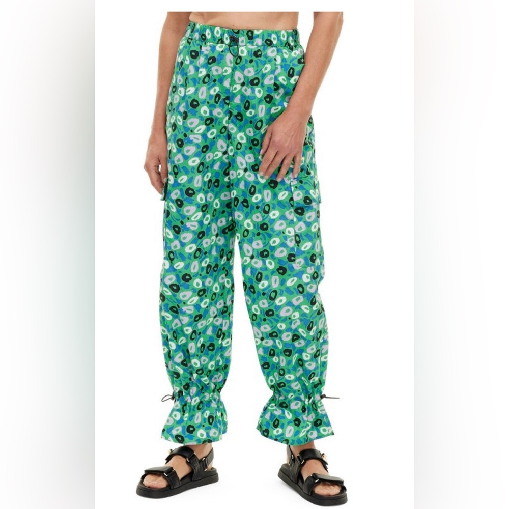 DVF for Target Jazz Dot Green Cargo Pants (XXL)